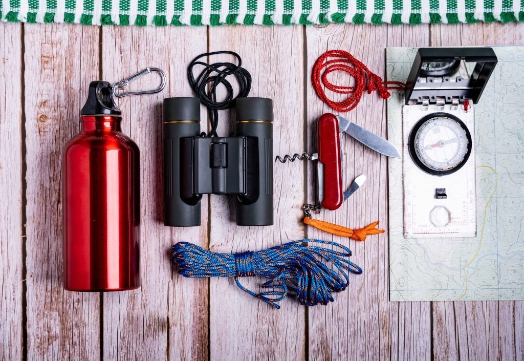 Hiking and camping essentials