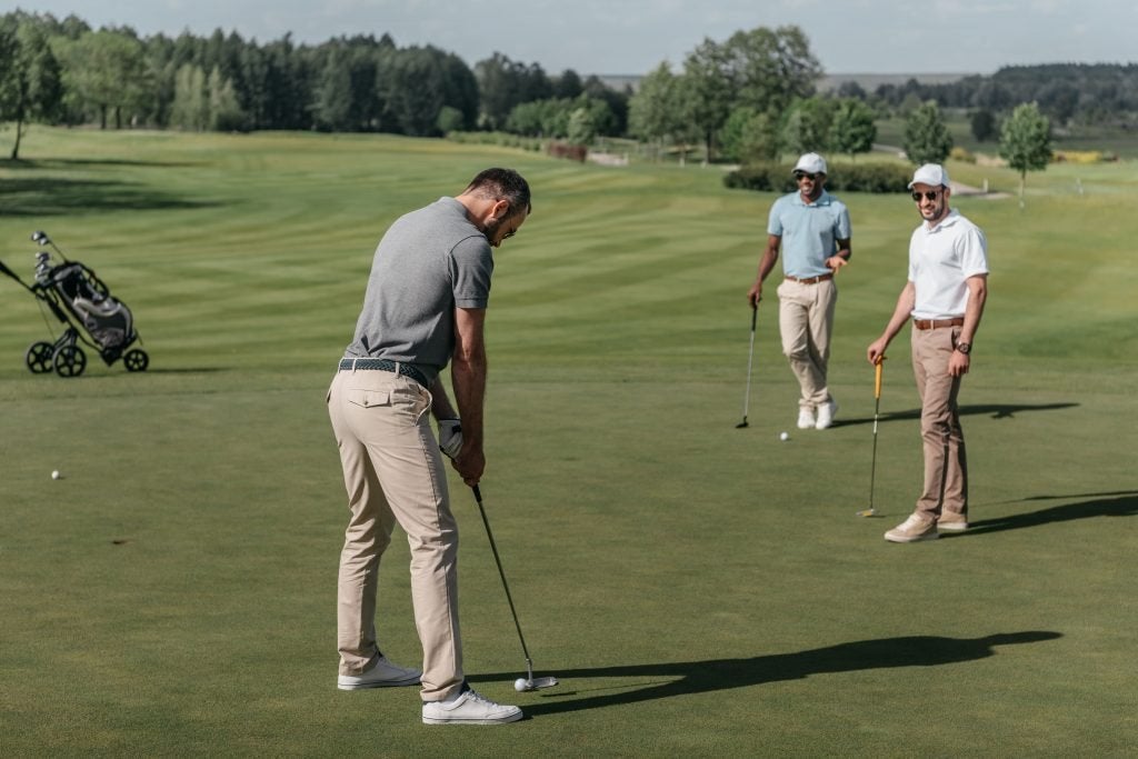 Golf with friends