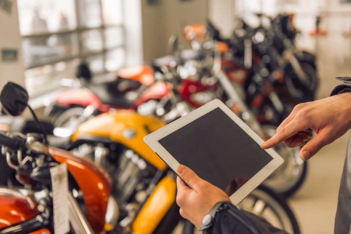 buying a used motorcycle