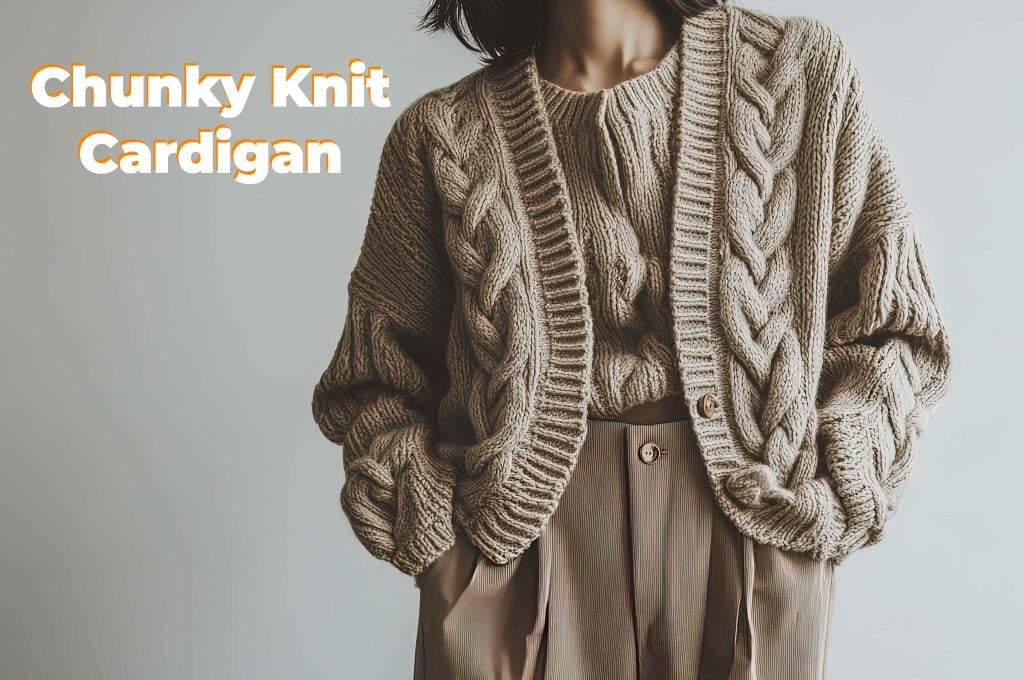 Winter 2024 Fashion- Chunky Knit Cardigan